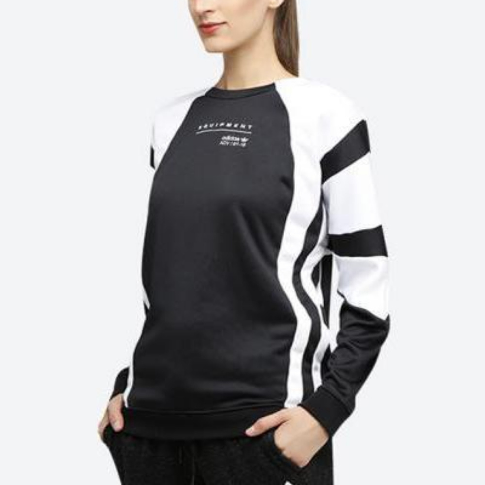 ADIDAS Originals EQT Sweatshirt Top - Picture 2 of 5